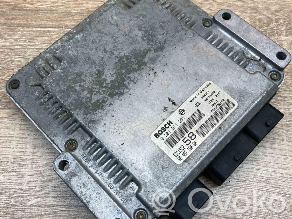 Fiat Ulysse Komputer / Sterownik ECU silnika 