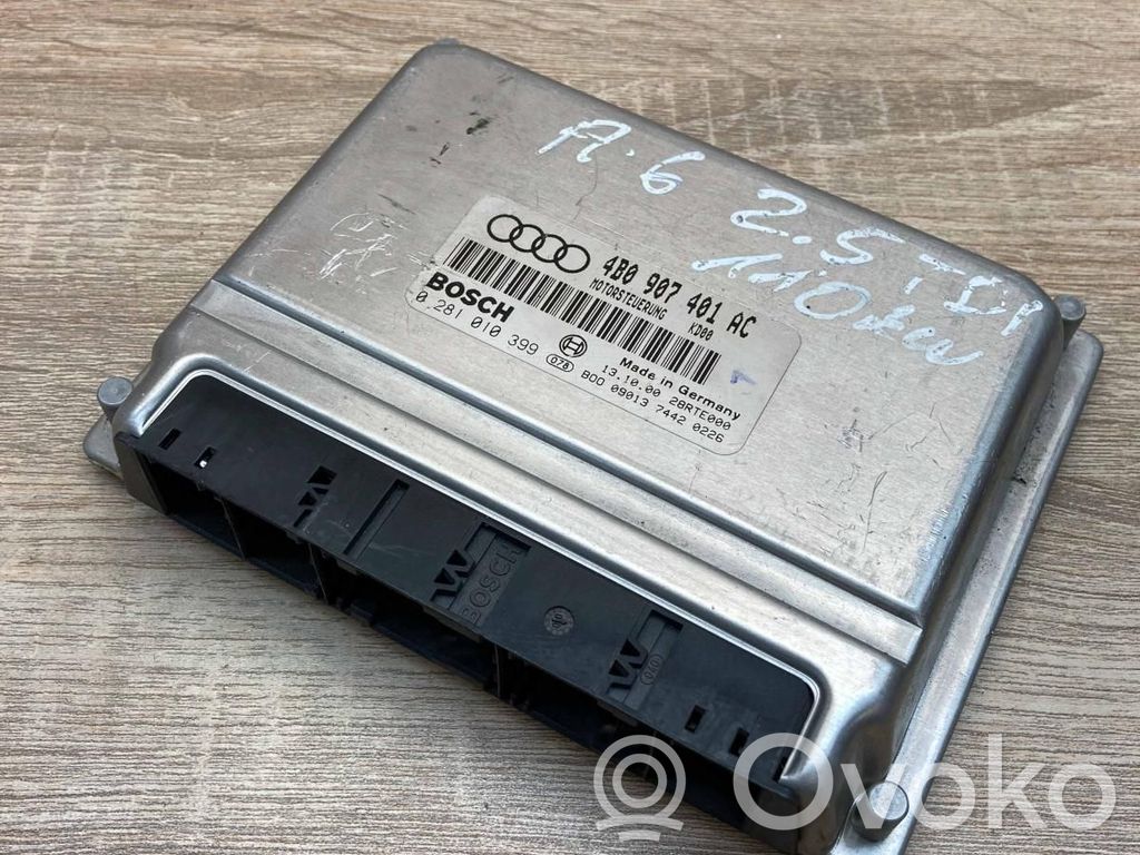 Audi A6 S6 C5 4B Unitate control motor/modul ECU 
