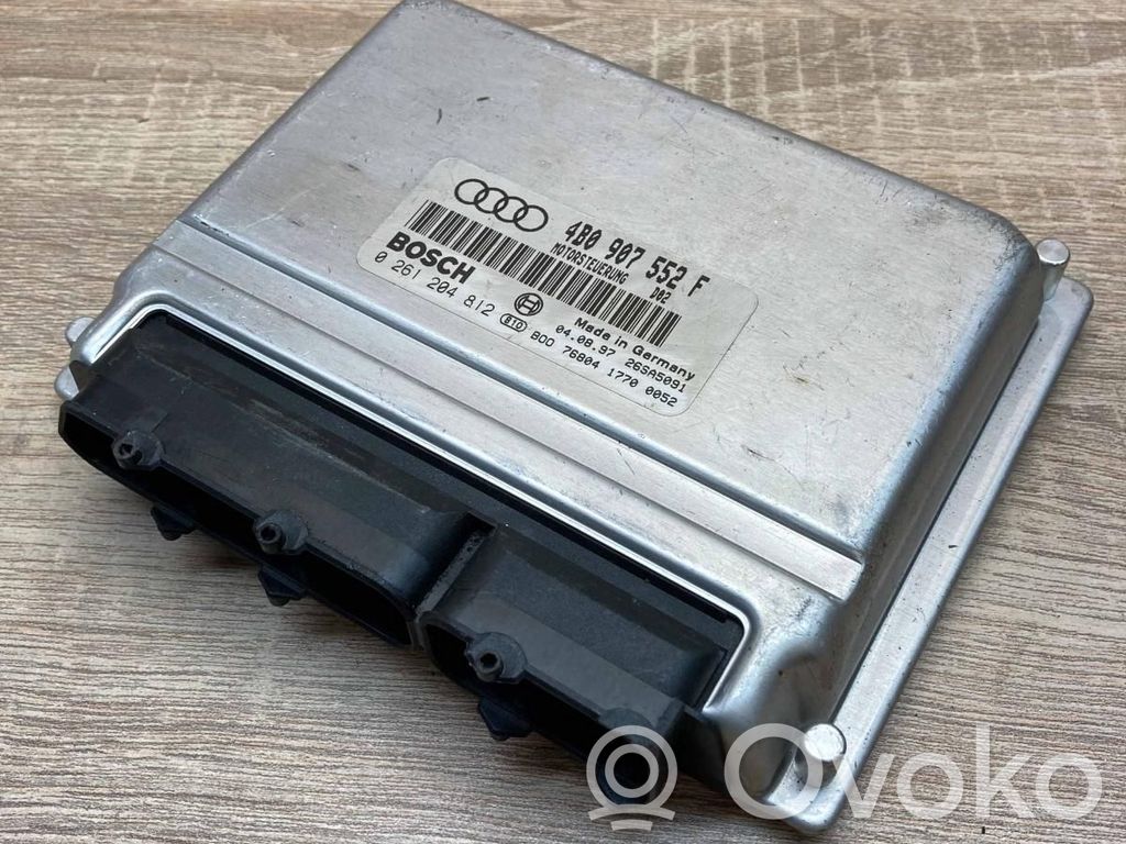 Engine control unit/module ECU   4B0907552F,0261204812
