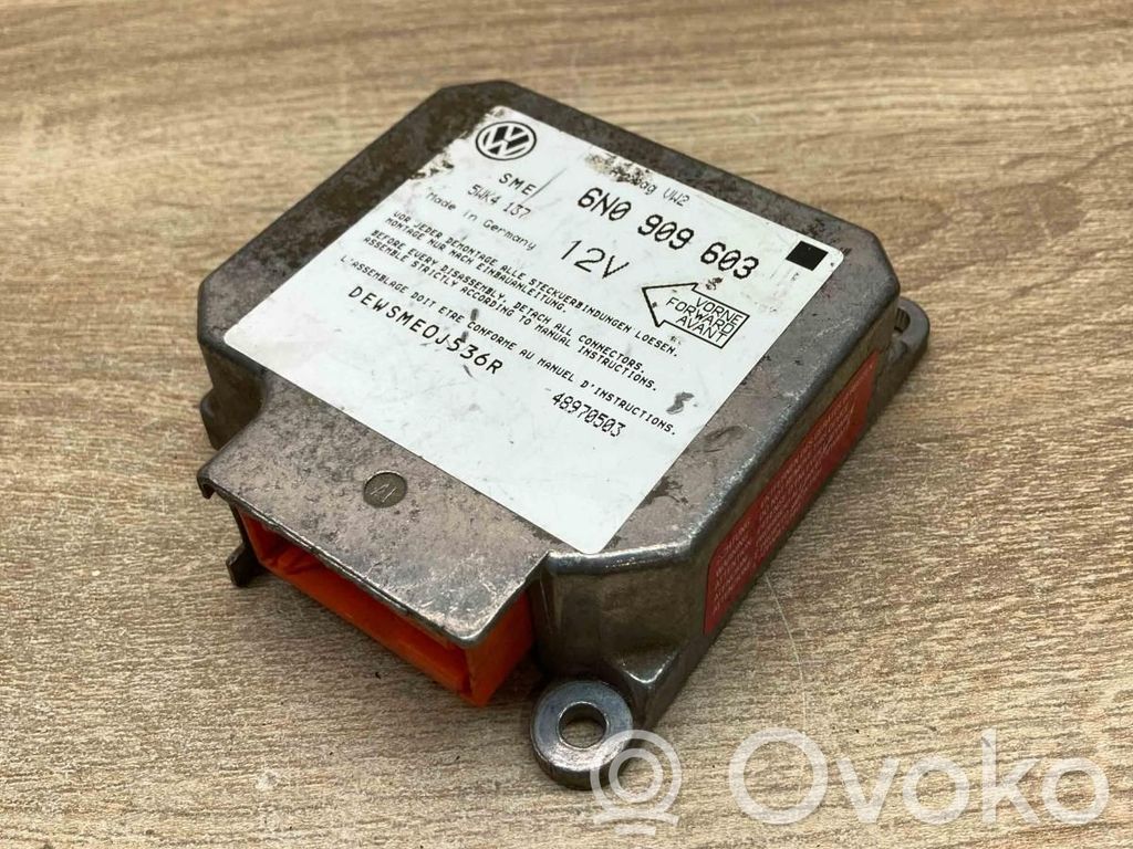 Volkswagen Polo III 6N 6N2 6NF Sterownik / Moduł Airbag 