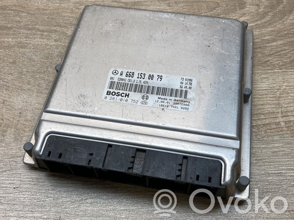 Mercedes-Benz A W168 Unitate control motor/modul ECU 
