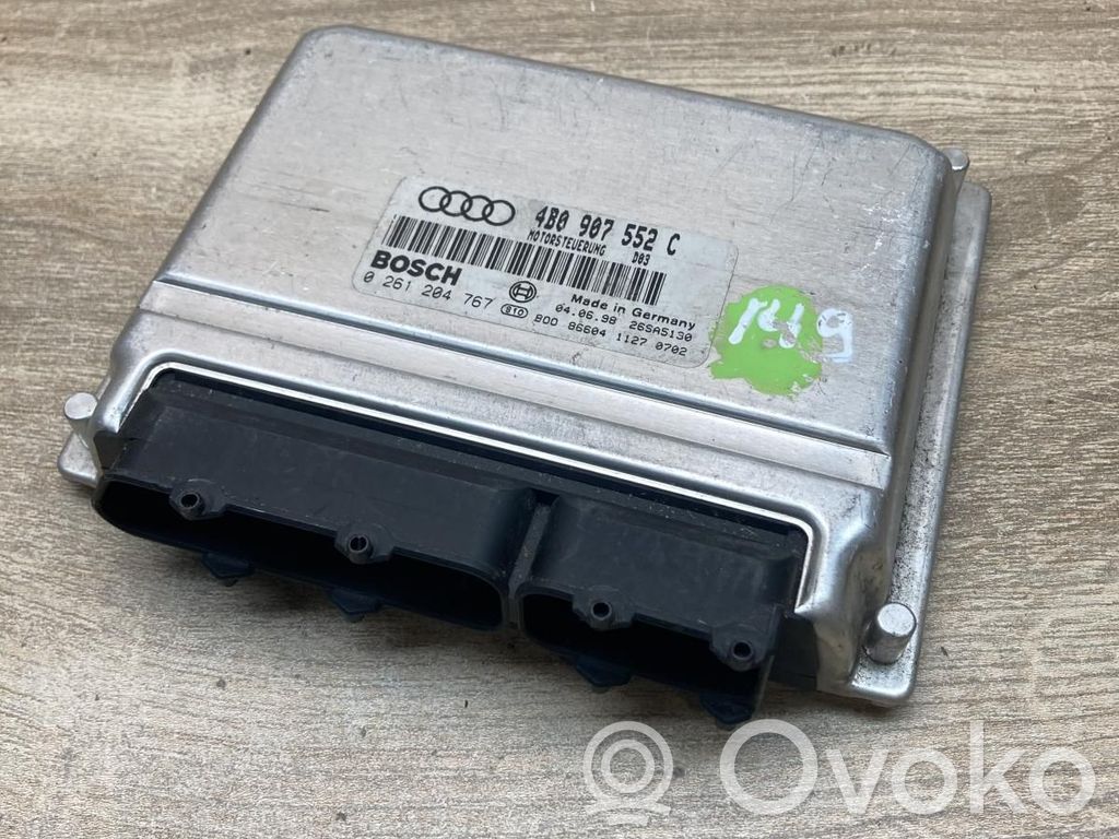 Engine control unit/module ECU   4B0907552C,0261204767