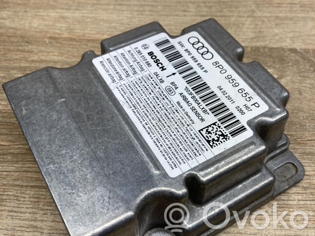 Audi A3 S3 8P Centralina/modulo airbag 