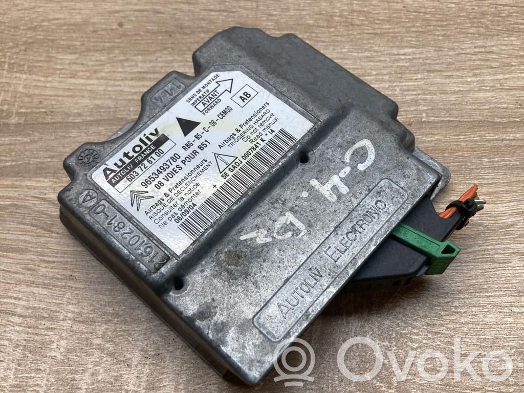 Citroen C4 I Unitate/modul de comandă airbaguri 
