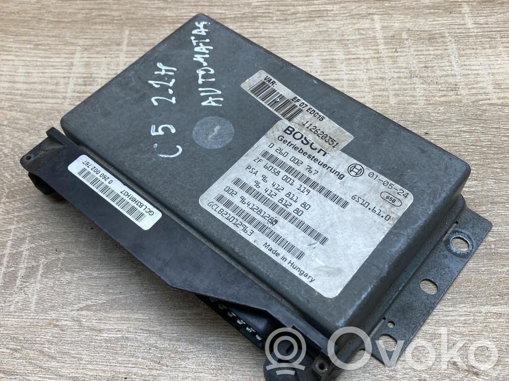 Engine control unit/module ECU   9641281180,0260002767