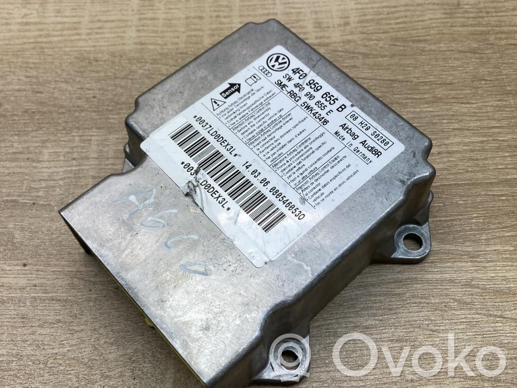 Unitate/modul de comandă airbaguri   4F0959655B,5WK43416