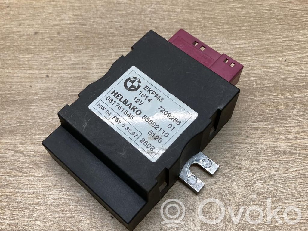Unité de commande / module de pompe à carburant   7209286,55892110
