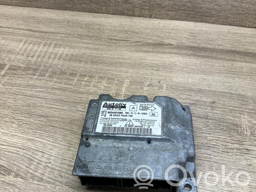 Peugeot 307 Unidad de control/módulo del Airbag 