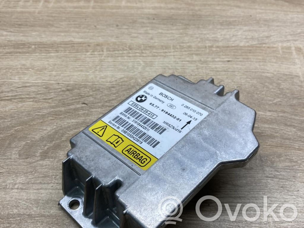 Unitate/modul de comandă airbaguri   9184432,0285010070