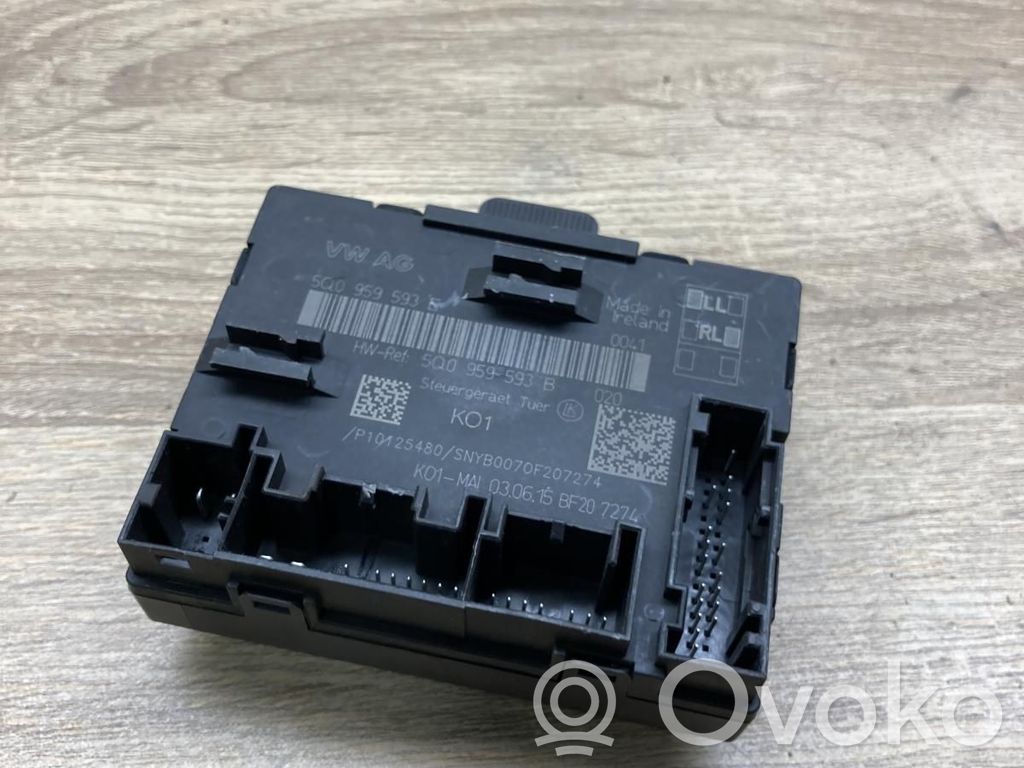 Audi A3 S3 8V Unitate/modul comandă uși
