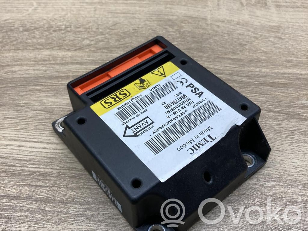 Citroen C3 Module de contrôle airbag
