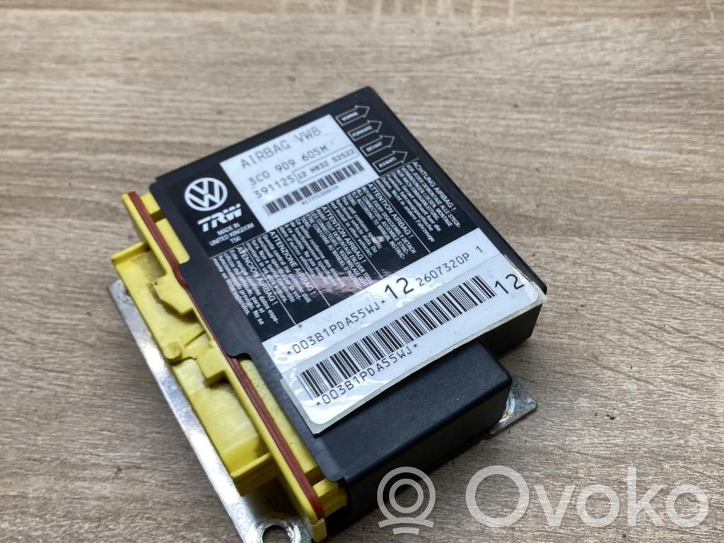 Volkswagen PASSAT B6 Unidad de control/módulo del Airbag