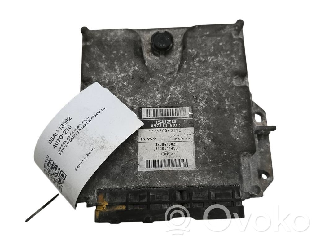 Renault Espace -  Grand espace IV Engine control unit/module 