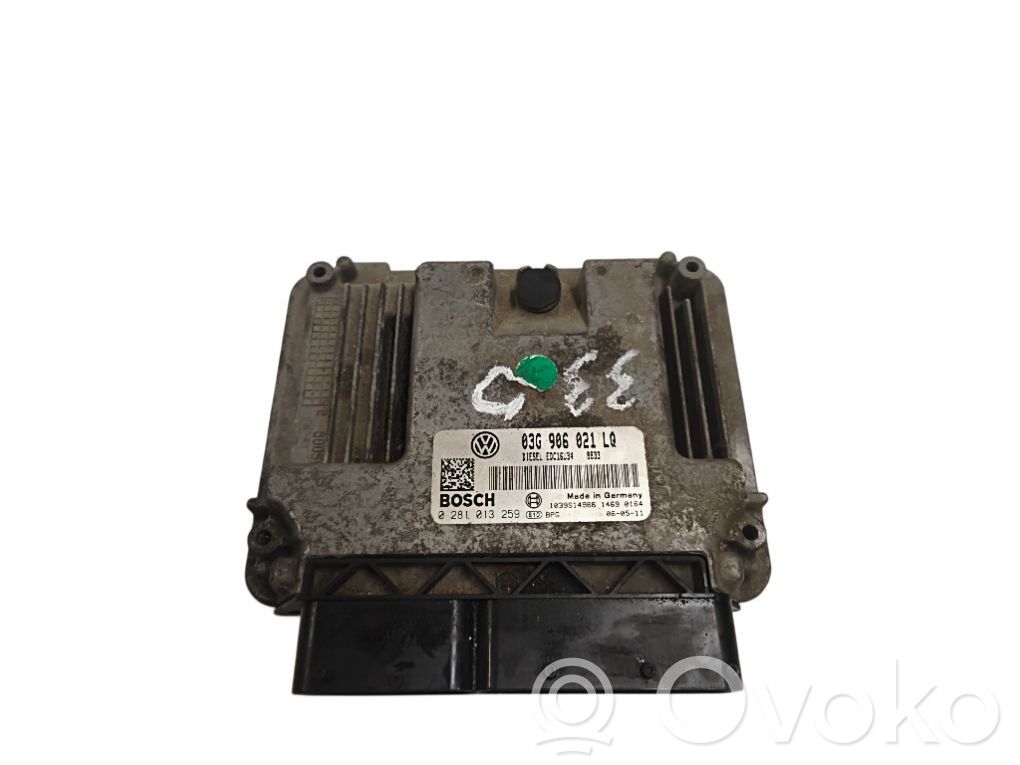 Unidad de control/módulo del motor   03G906021LQ,0281013259