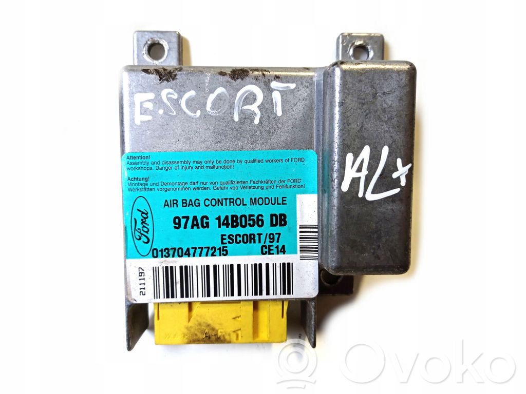 Airbag control unit/module   97AG14B056DB