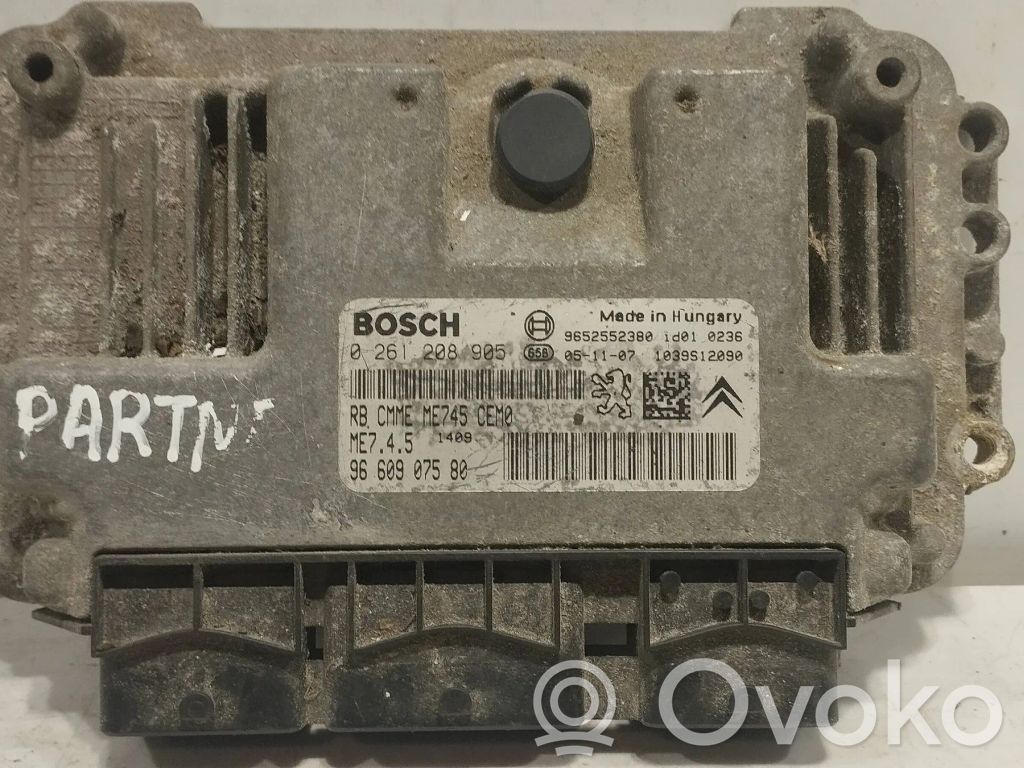 Engine control unit/module   9660907580,9652552380,0261208905