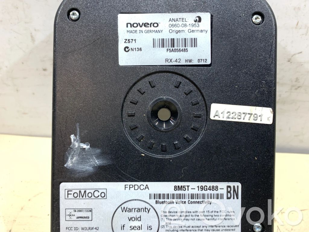 Ford Fiesta Unidad de control/módulo de bluetooth 