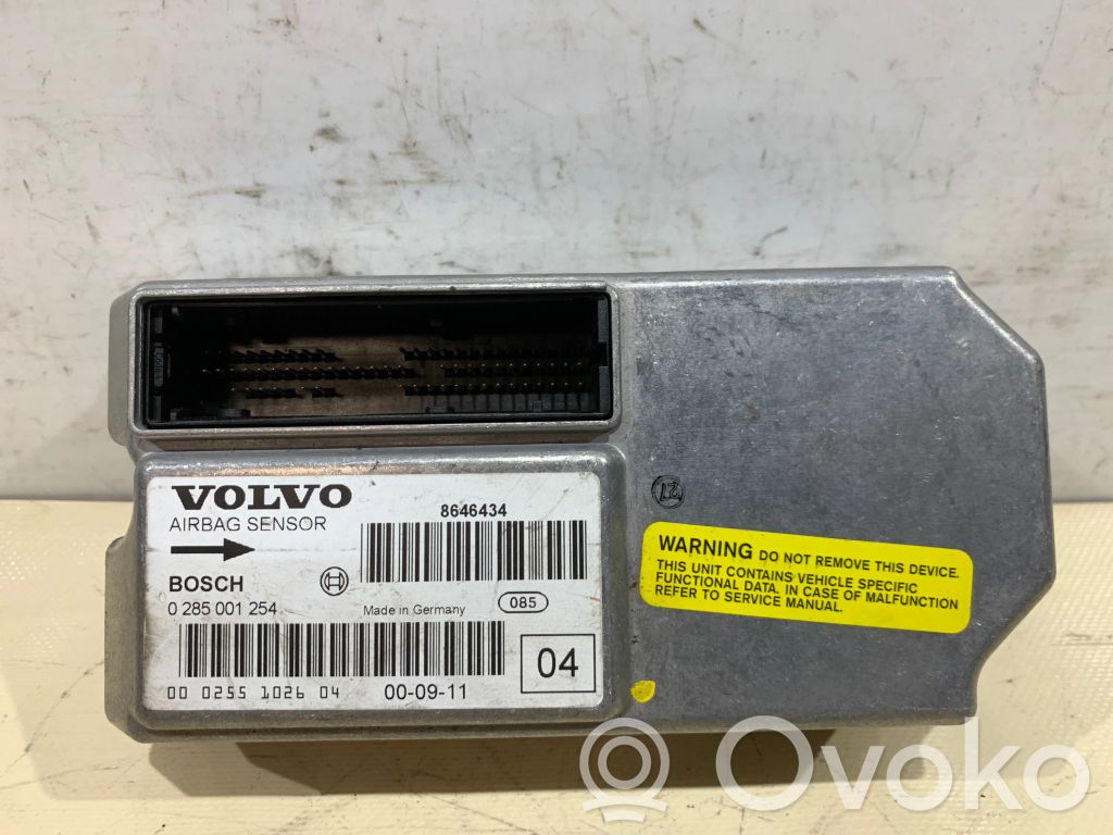 Airbag control unit/module   8646434,000255102604,0285001254
