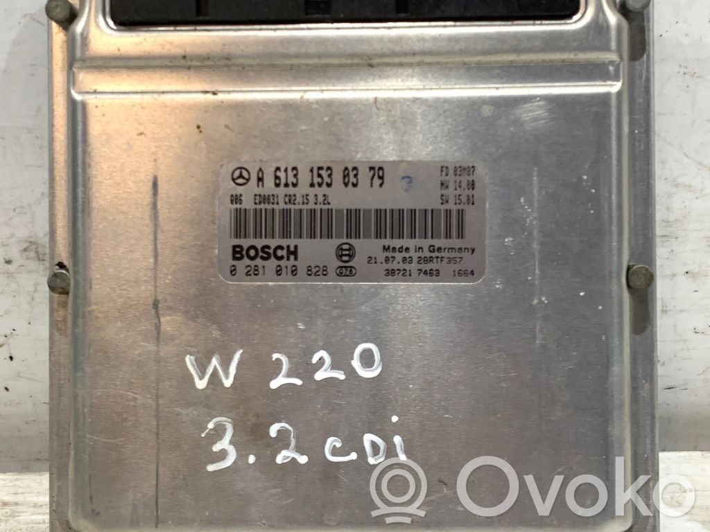 Mercedes-Benz S W220 Calculateur moteur ECU 