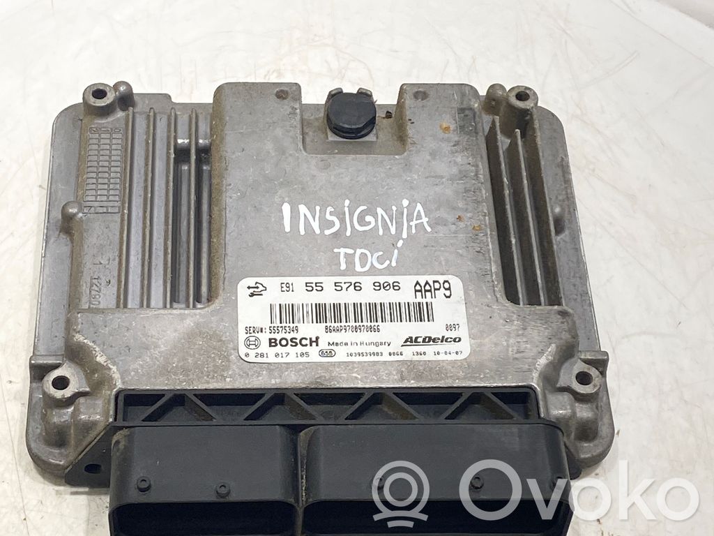 Engine control unit/module   0281017105,55575349,55576906