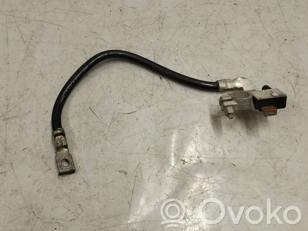 BMW 3 F30 F35 F31 Minus / Klema / Przewód akumulatora 