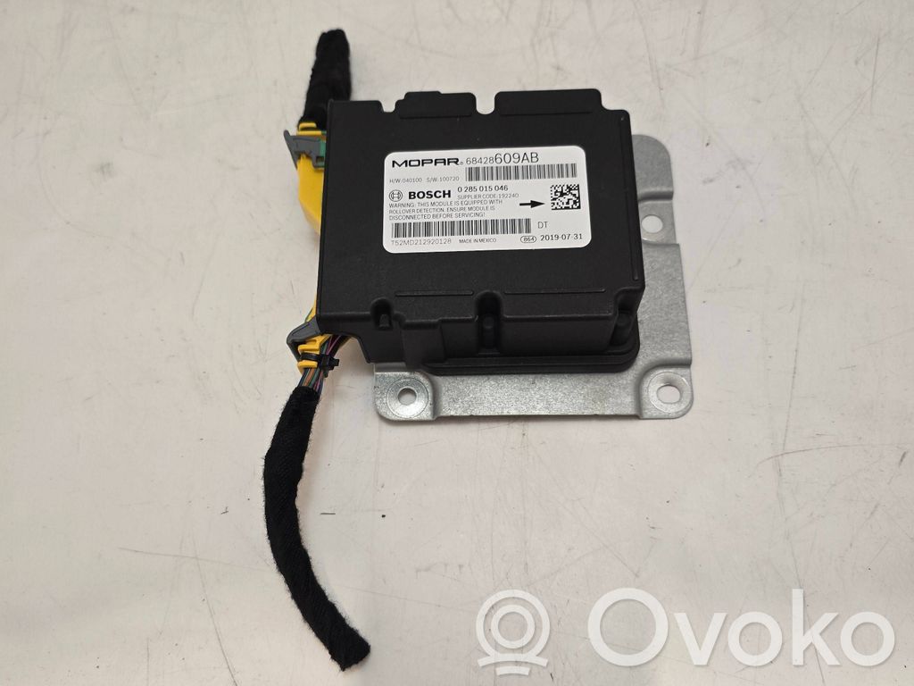 Airbag control unit/module   68428609AB,20190731,0285015046,52MD2129201
