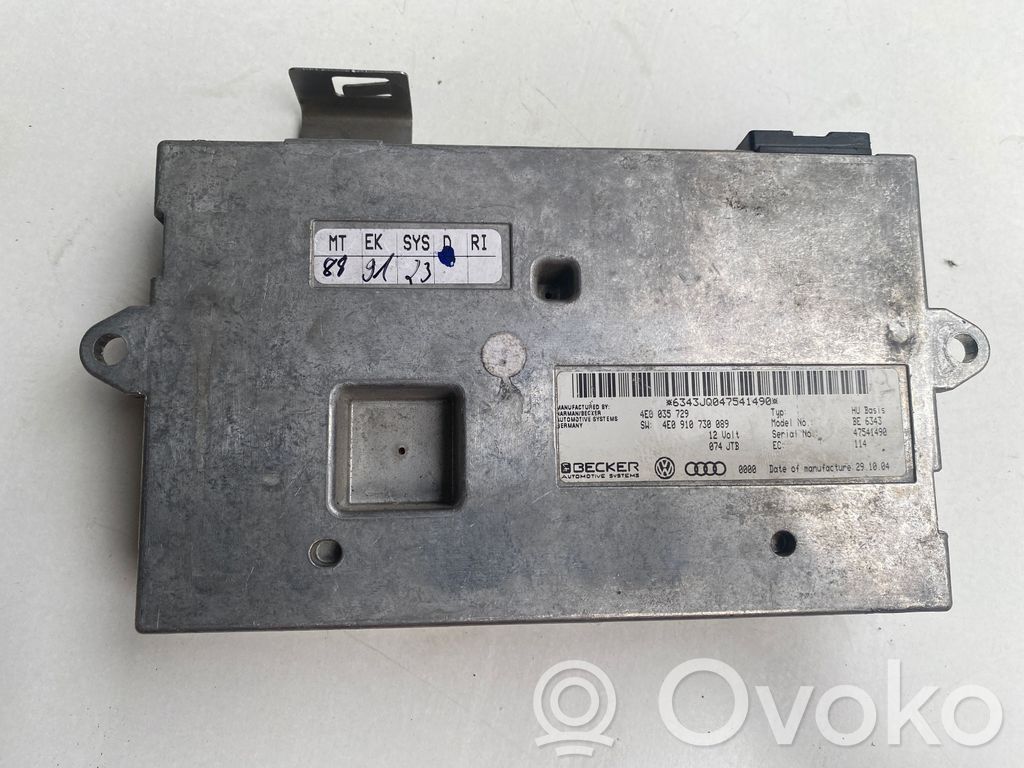 Audi A6 S6 C6 4F Inne komputery / moduły / sterowniki 