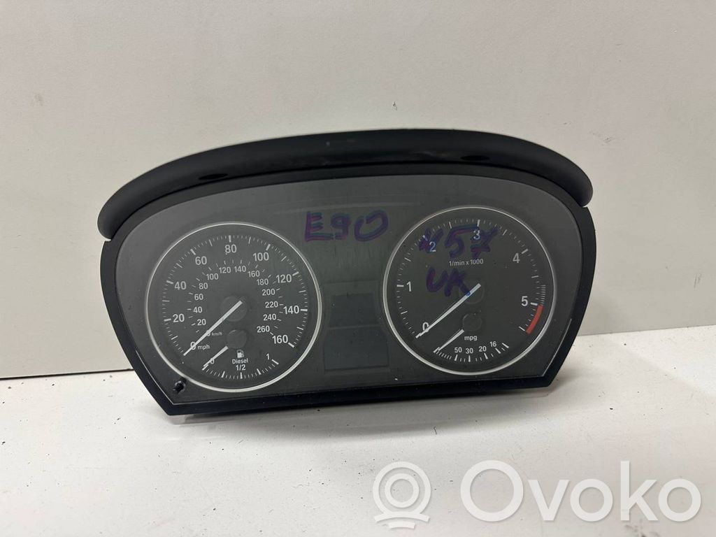 BMW 3 E90 E91 Speedometer (instrument cluster) 