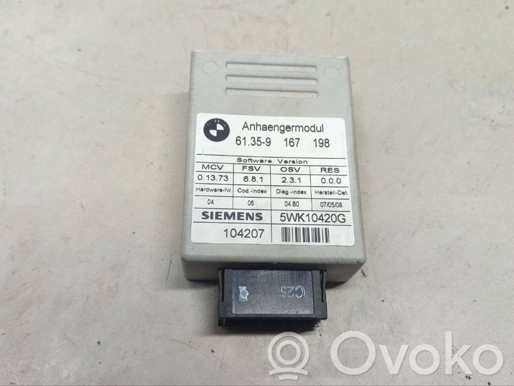 BMW 3 E90 E91 Tow bar trailer control unit/module 