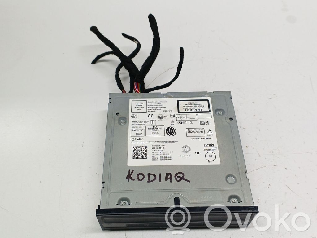 Skoda Kodiaq Unité principale radio / CD / DVD / GPS 