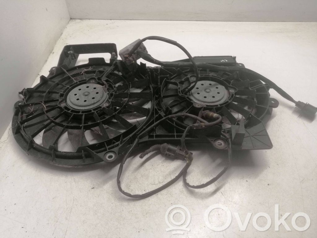 Audi A6 S6 C6 4F Elektryczny wentylator chłodnicy 