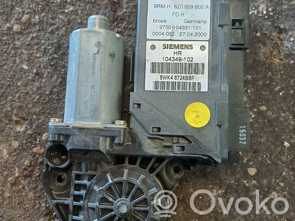Audi A2 Rear door window regulator motor 