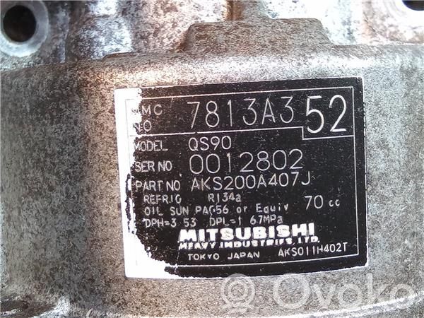 Compresor (bomba) del aire acondicionado (A/C))   7813A352,AKS200A407J
