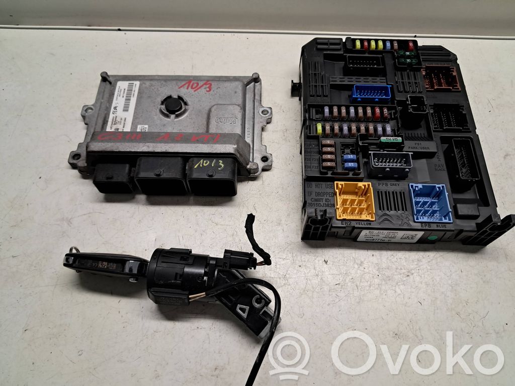 Citroen C3 Engine ECU kit and lock set 