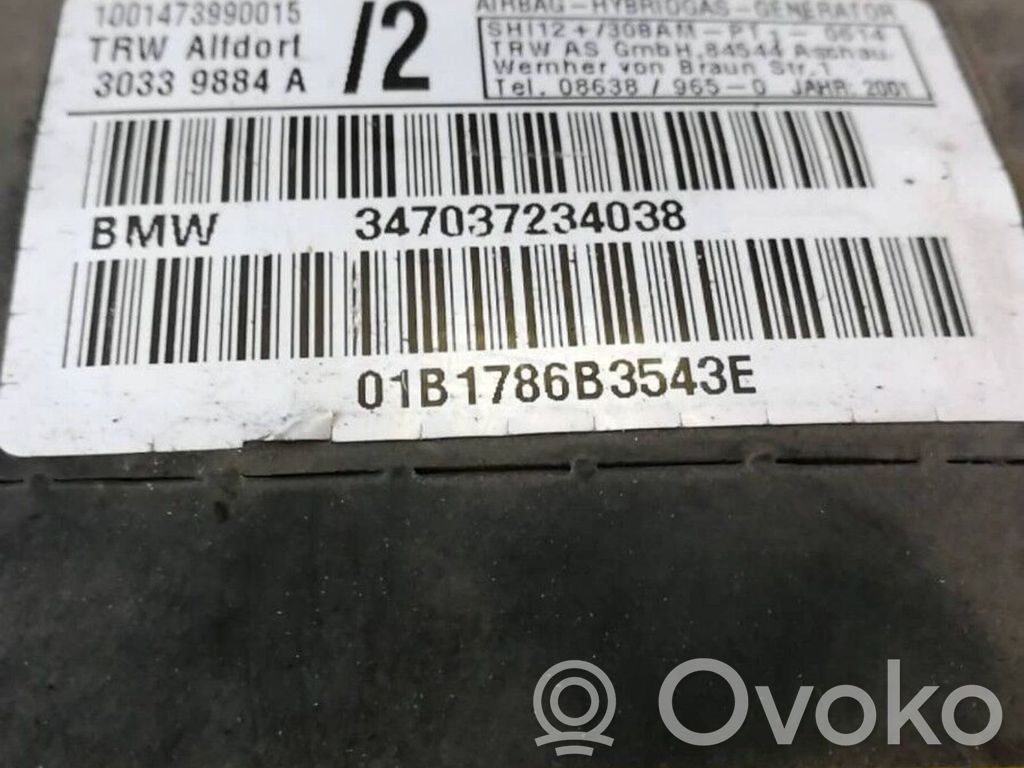 BMW 3 E46 Airbag de la puerta delantera 