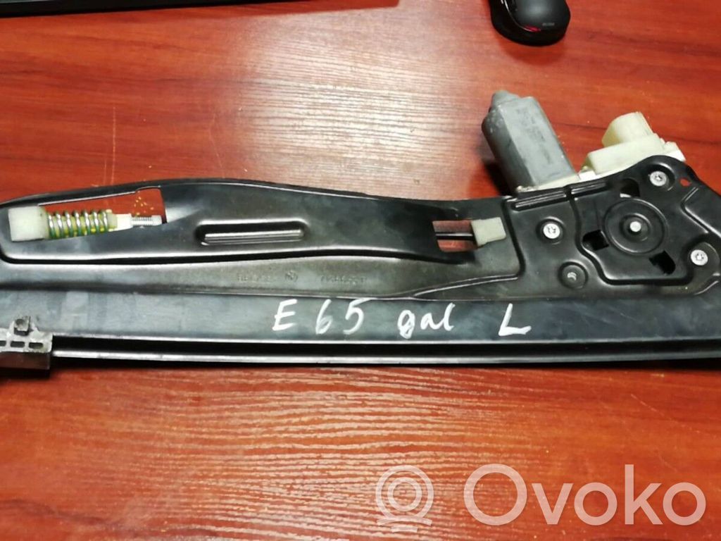 BMW 7 E65 E66 Mécanisme lève-vitre de porte arrière avec moteur 