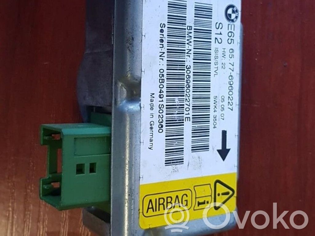 BMW 7 E65 E66 Airbag deployment crash/impact sensor 