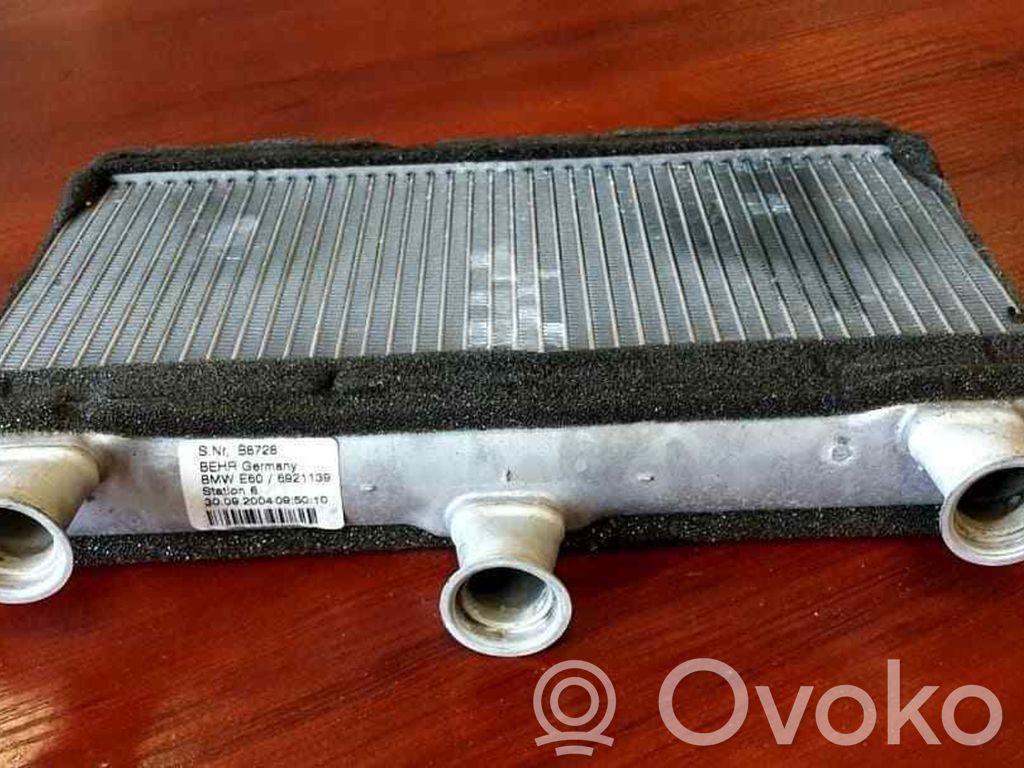 BMW 5 E60 E61 Pečiuko radiatorius 