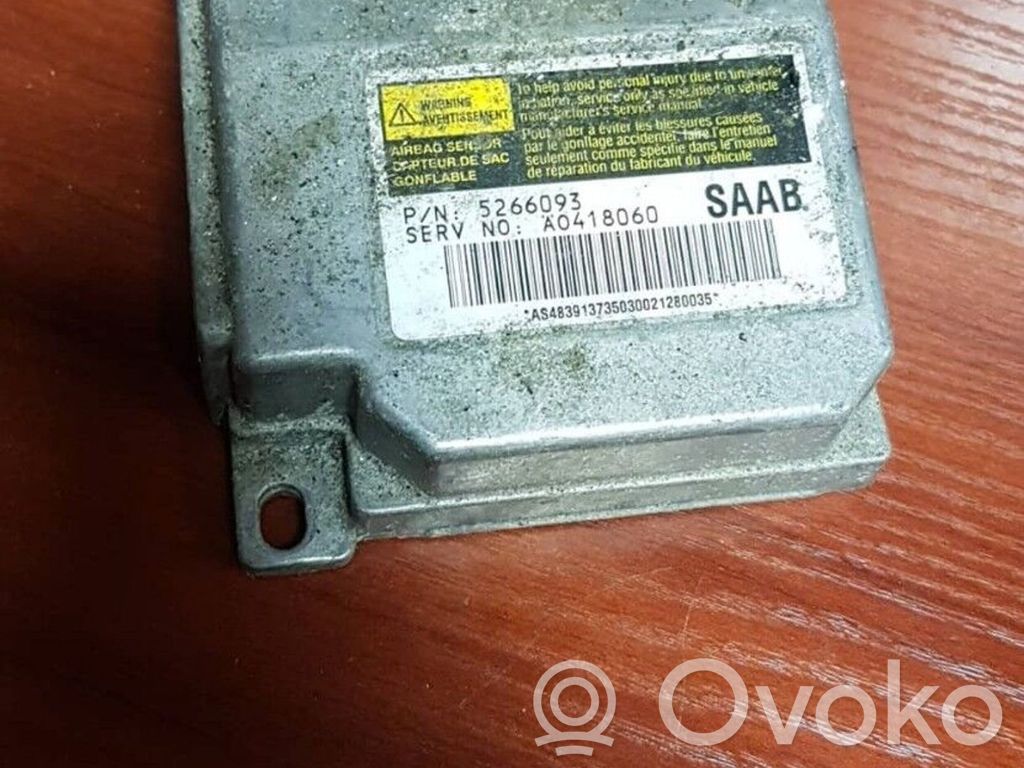 Saab 9-3 Ver1 Airbag control unit/module 