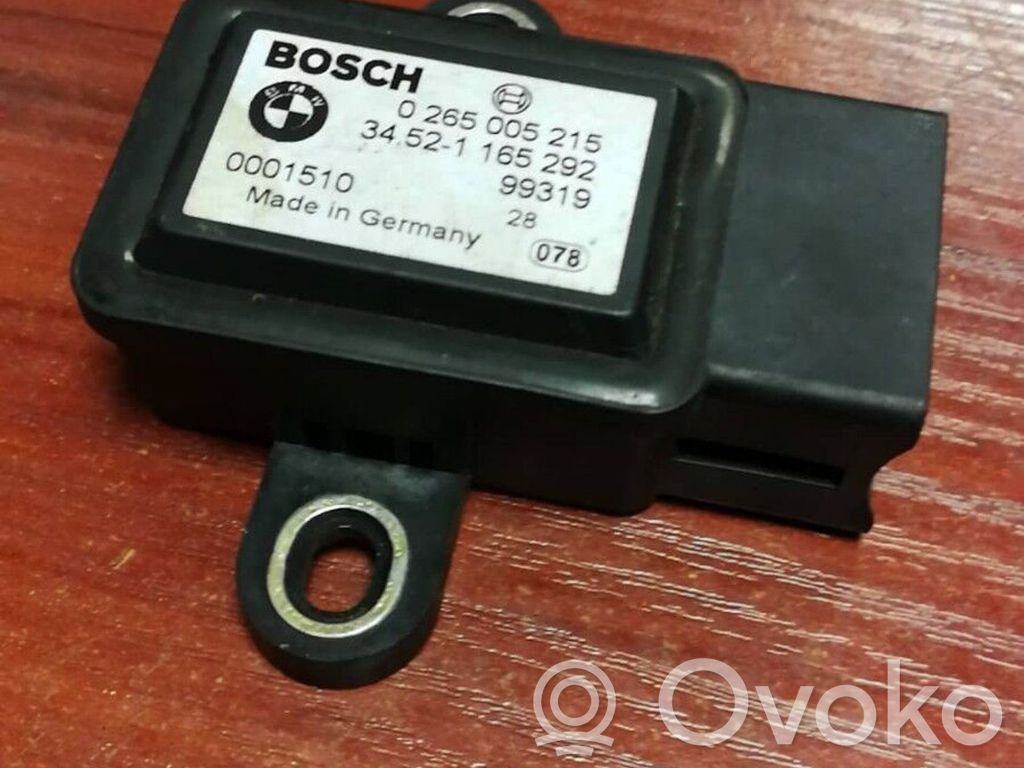 BMW 5 E39 ESP acceleration yaw rate sensor 