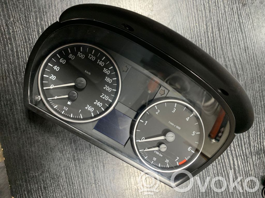 BMW 3 E90 E91 Speedometer (instrument cluster) 
