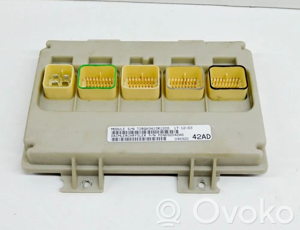 Chrysler Pacifica Module de contrôle carrosserie centrale 