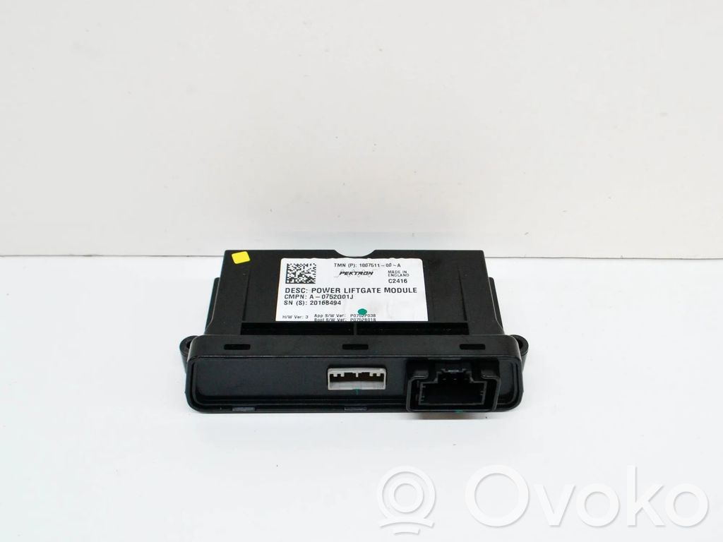 Tailgate/trunk control unit/module   20168494,A0752G01J,100751100A,P0752B01B,P0752P03B