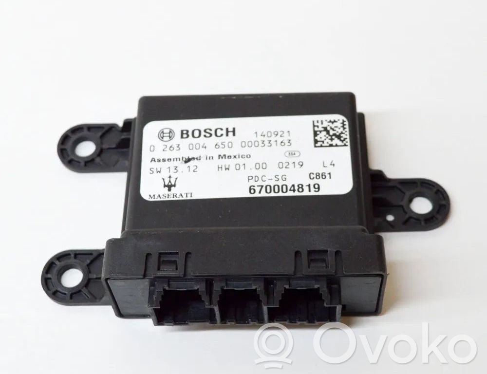 Maserati Quattroporte Unitate/modul de comandă parcare PDC 