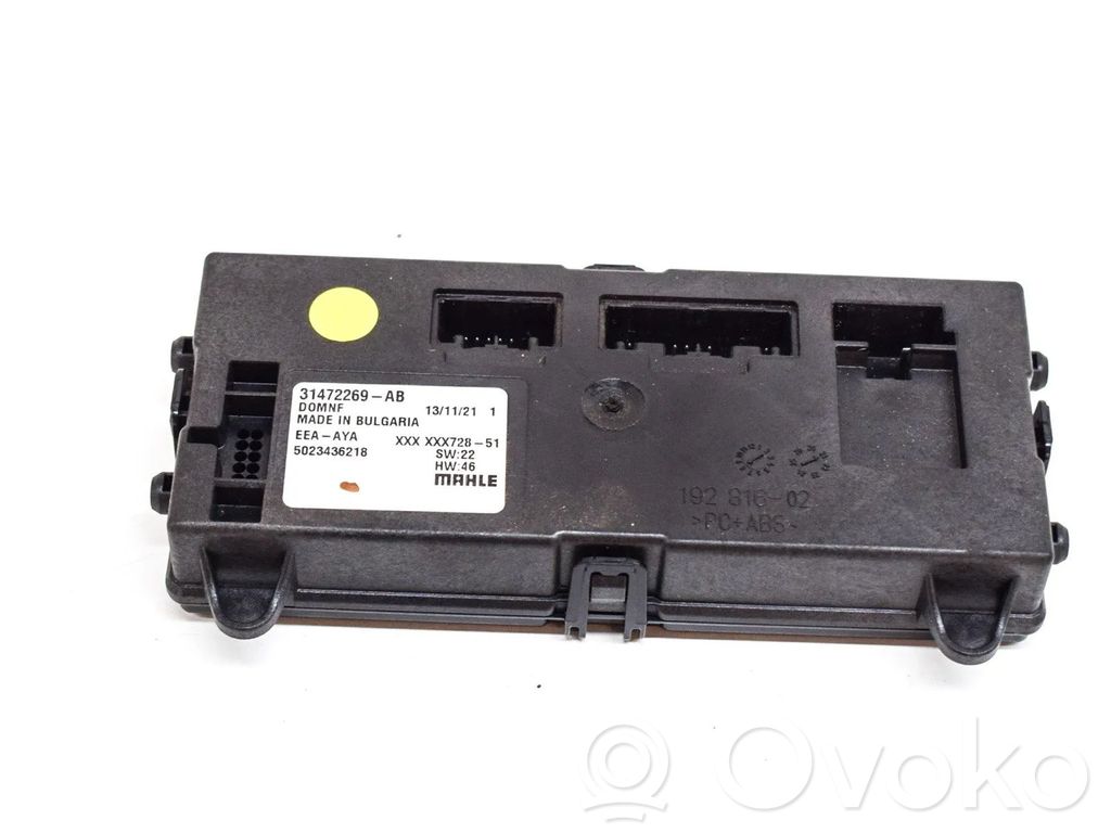 Volvo XC60 Climate control unit 