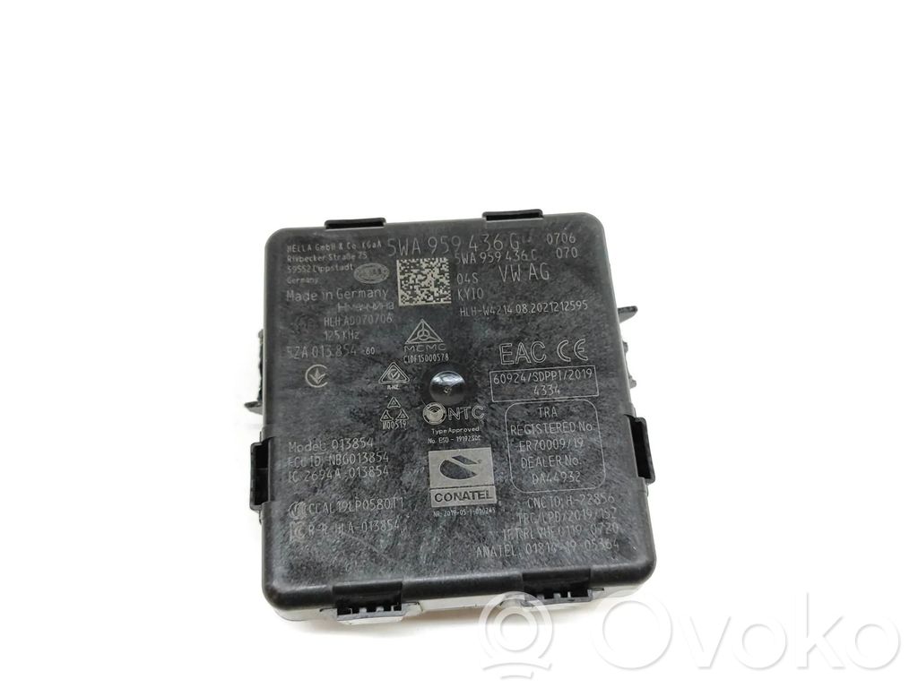 Centralina/modulo keyless go   5ZA013854,5WA959436G