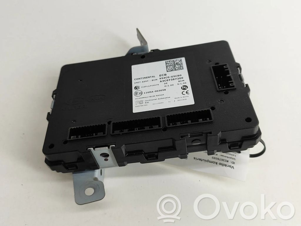 KIA Niro Module de contrôle carrosserie centrale 