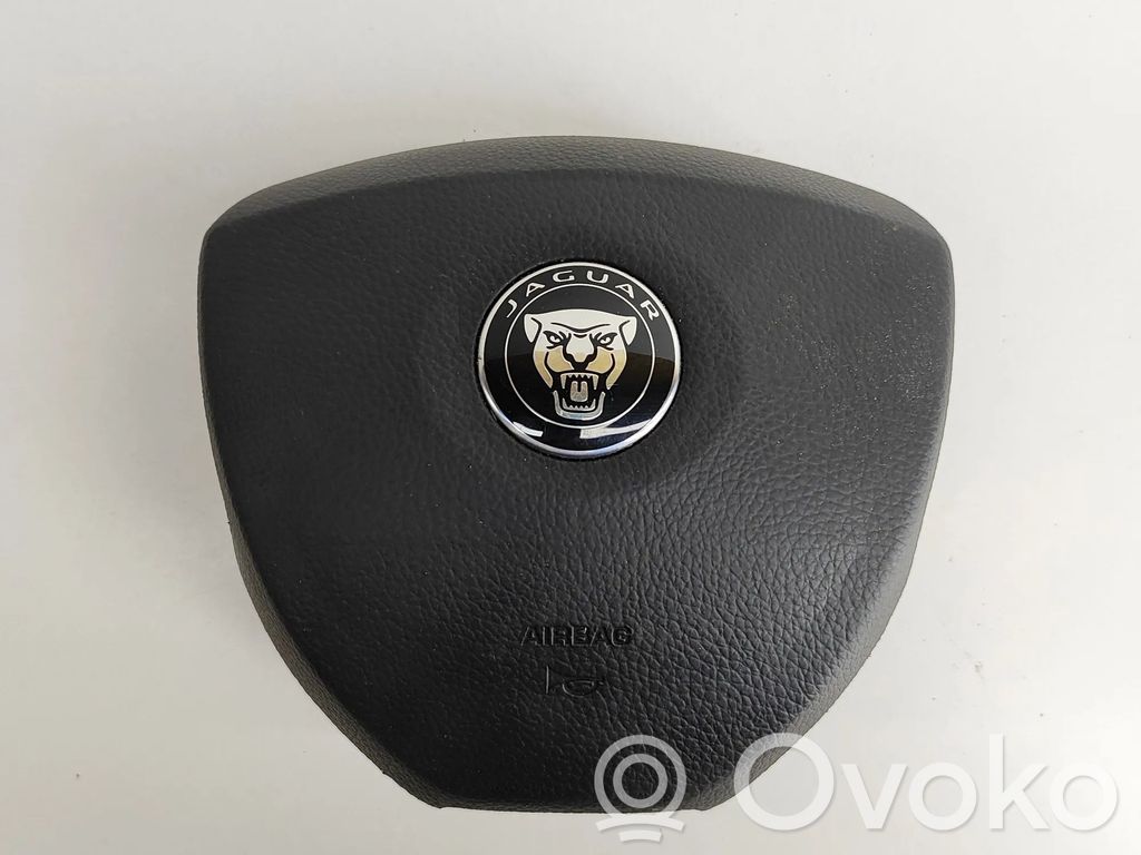Jaguar XF X250 Poduszka powietrzna Airbag kierownicy 