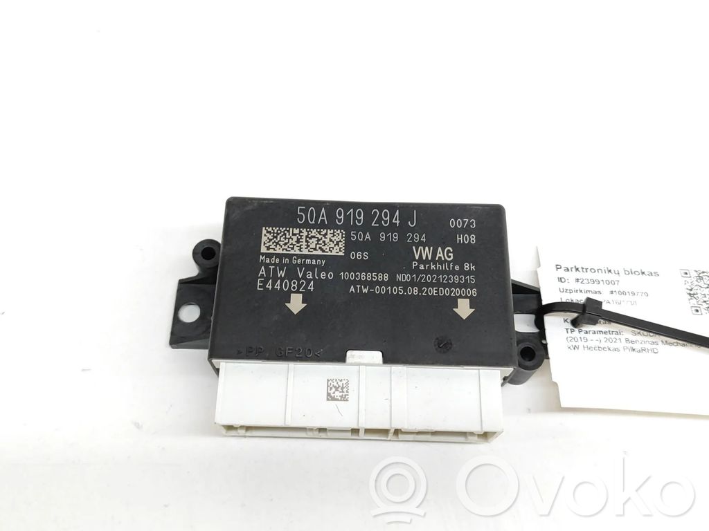 Skoda Scala Centralina/modulo sensori di parcheggio PDC
