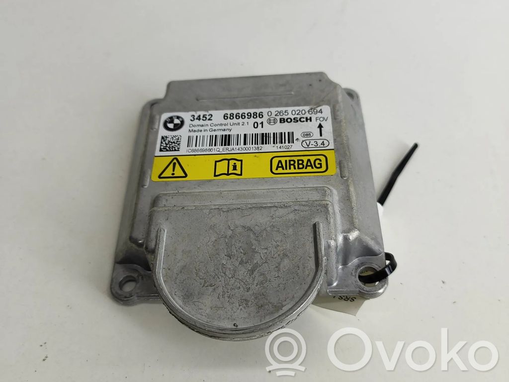 BMW 5 F10 F11 Sterownik / Moduł Airbag 